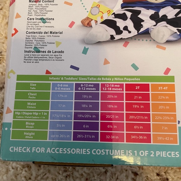 NWT Disney Baby Jessie Costume Set 12-18months - Picture 2 of 8